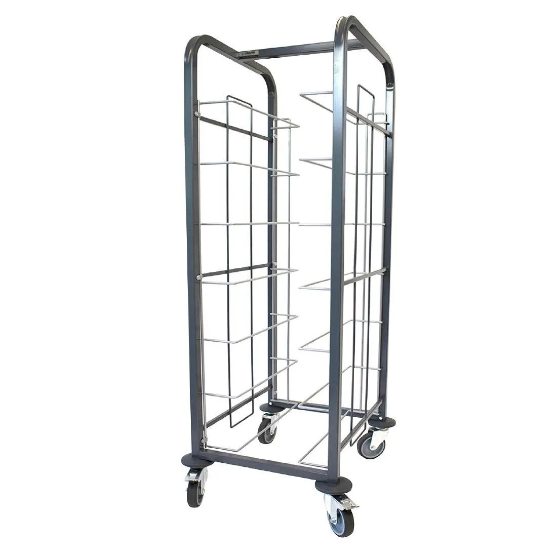 Carrello di sgombero in acciaio - 7 livelli