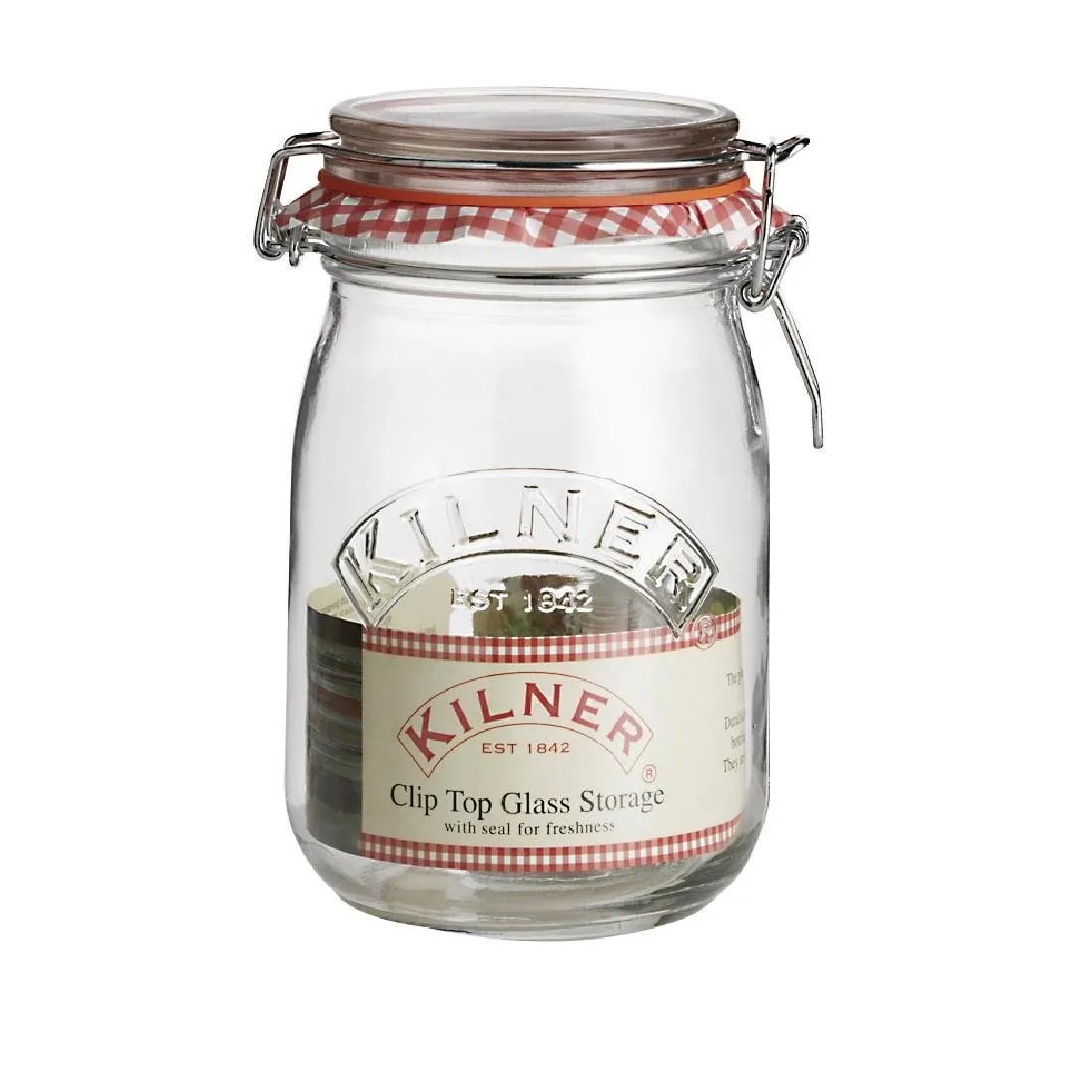 Barattolo per conserve con clip - 1L