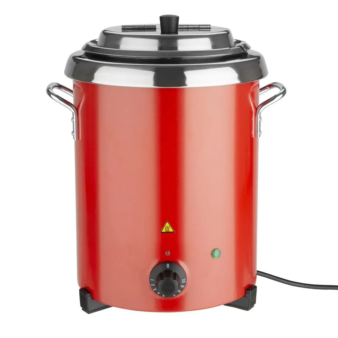 Marmitta per zuppa rossa con manici - 5,7 L