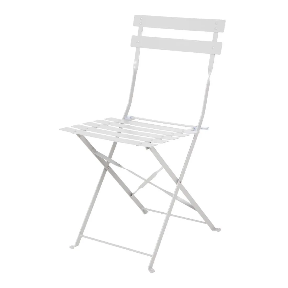 Sedia Da Terrazza In Acciaio - Grigio - Set Di 2
