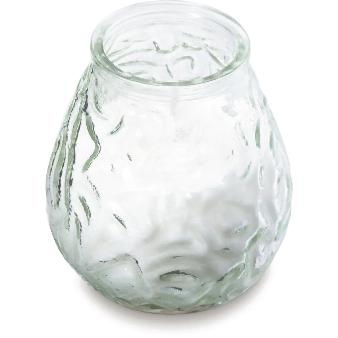 Candele veneziane Bolsius Low Boy trasparenti - Lotto da 12