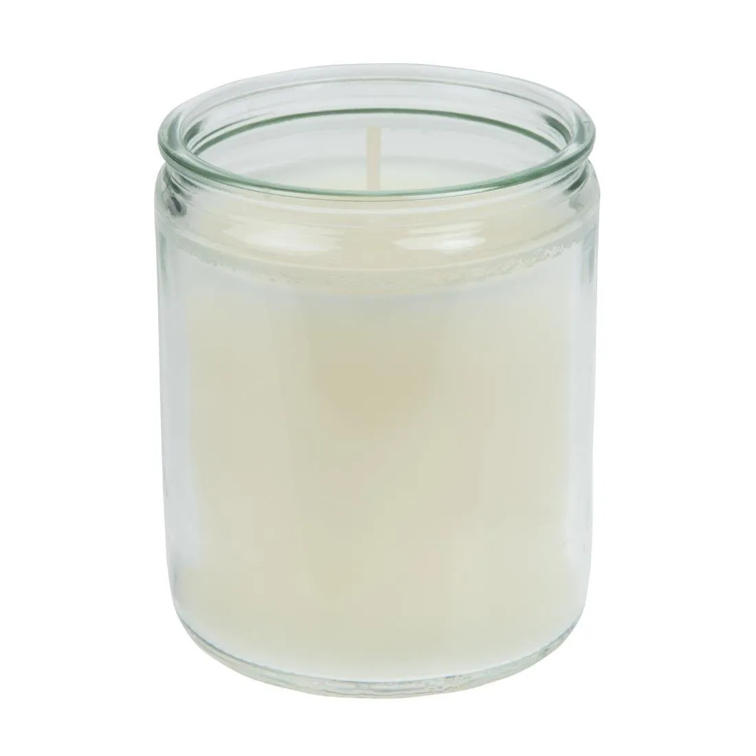 Candela in vetro trasparente Bolsius Starlight - Set da 8