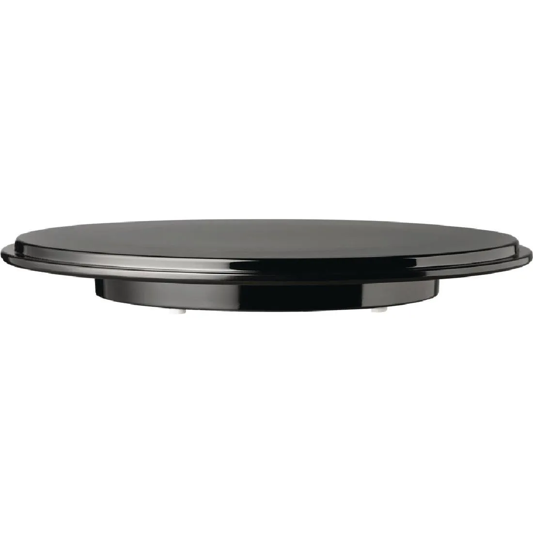 Piatto Da Torta In Melamina Pura Nero - Ø310Mm