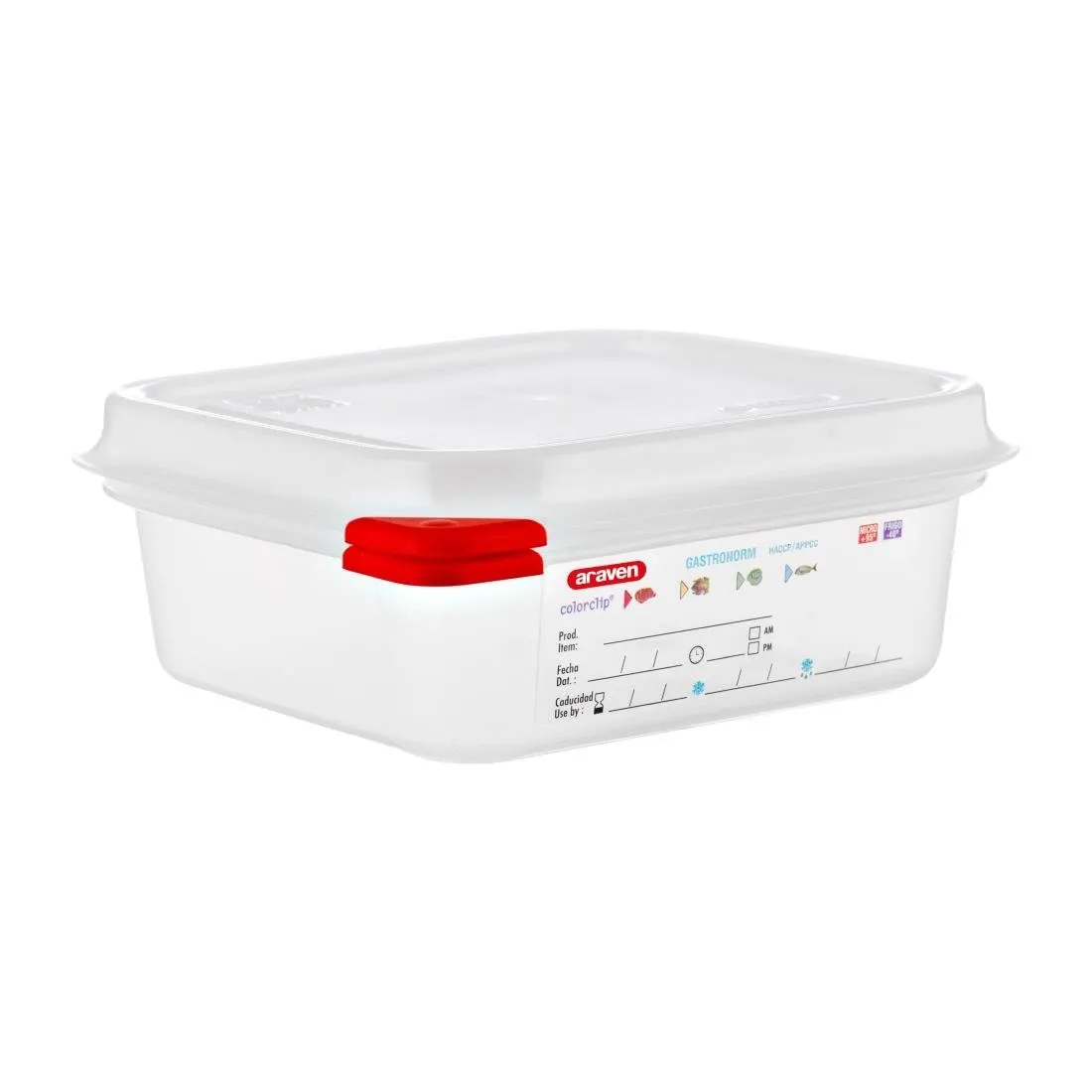 Scatola per alimenti GN1/6 - 1,1L - Lotto di 4