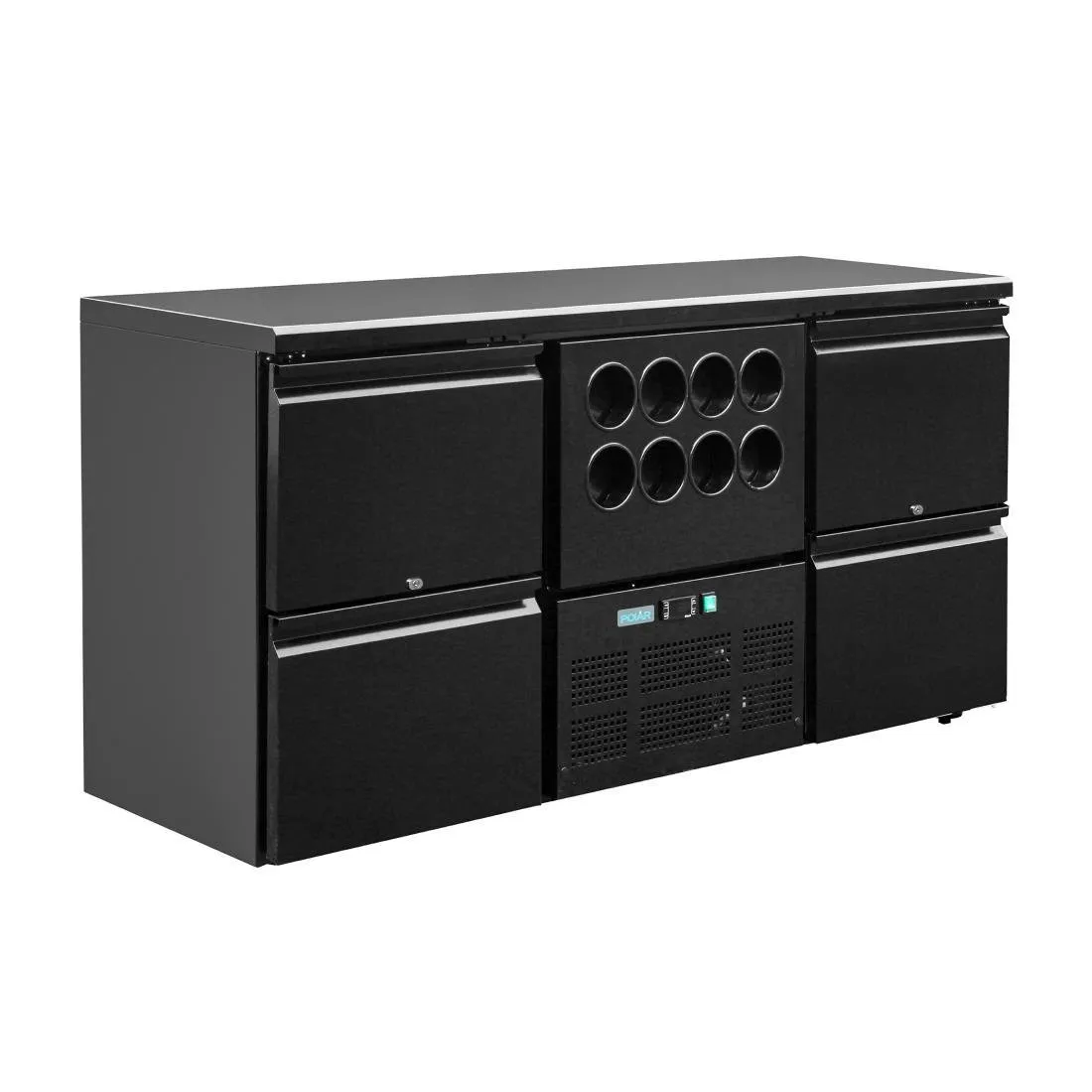 Retrobar Refrigerato - 4 Cassetti pieni - 380 L