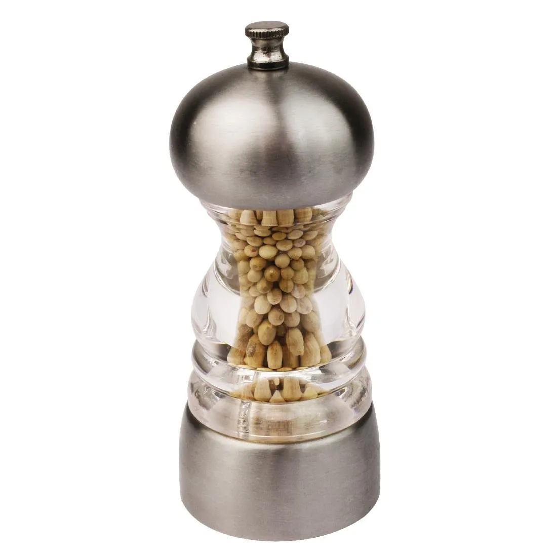 Mulino per sale e pepe in acciaio inossidabile 135x55mm