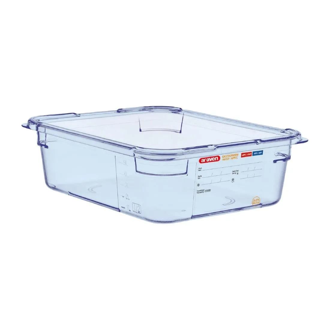 Scatola ermetica blu ABS GN1/2 100mm