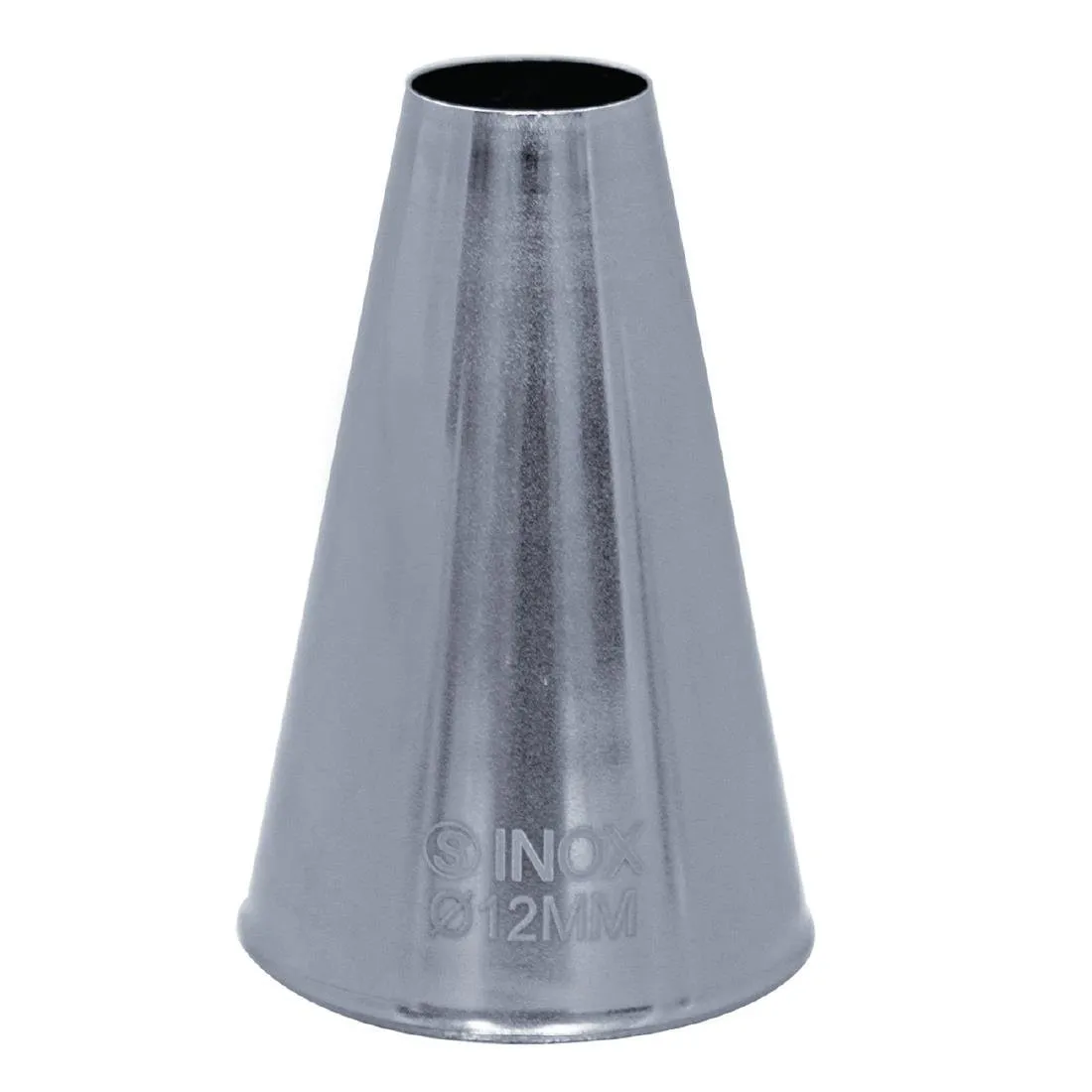 Boccola in acciaio inossidabile liscia 12 mm