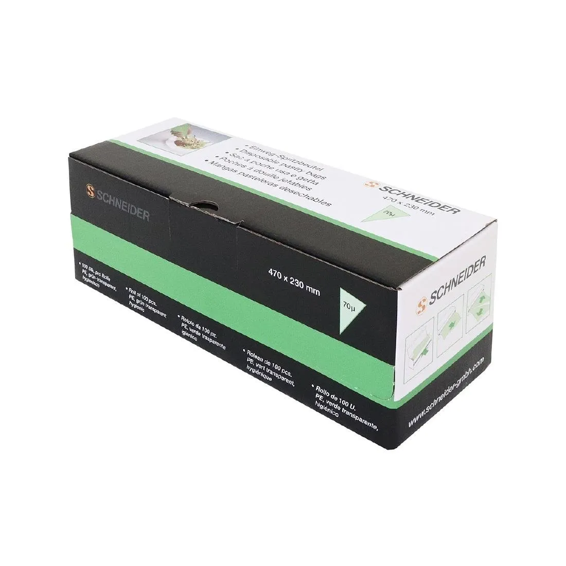 Sacchetti per sac à poche monouso verdi 470 mm