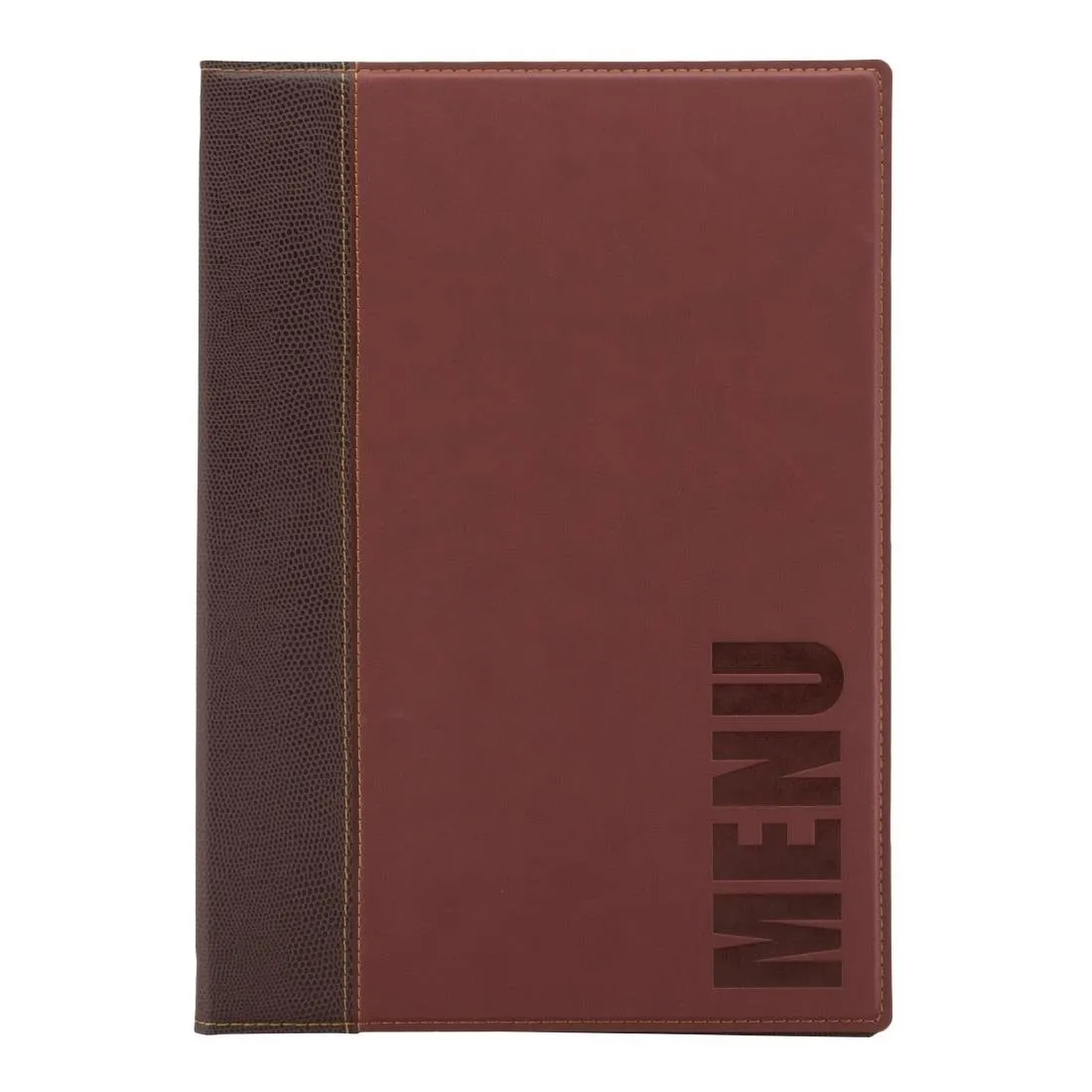 Menu Protettivo Moderno A4 Rosso Scuro