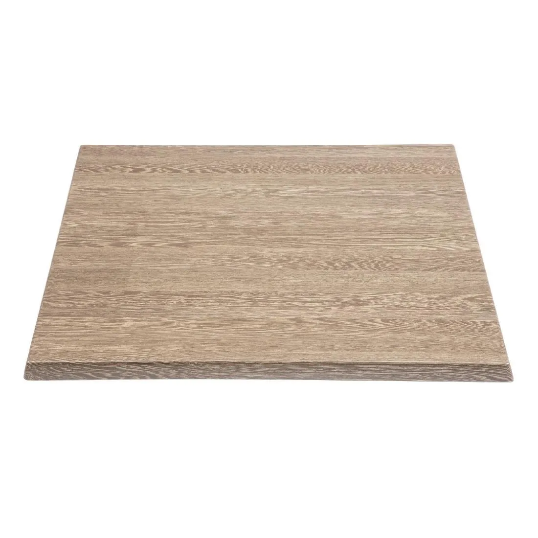Piatto Tavolo Quadrato Effetto Legno Invecchiato - L 700 x P 700mm
