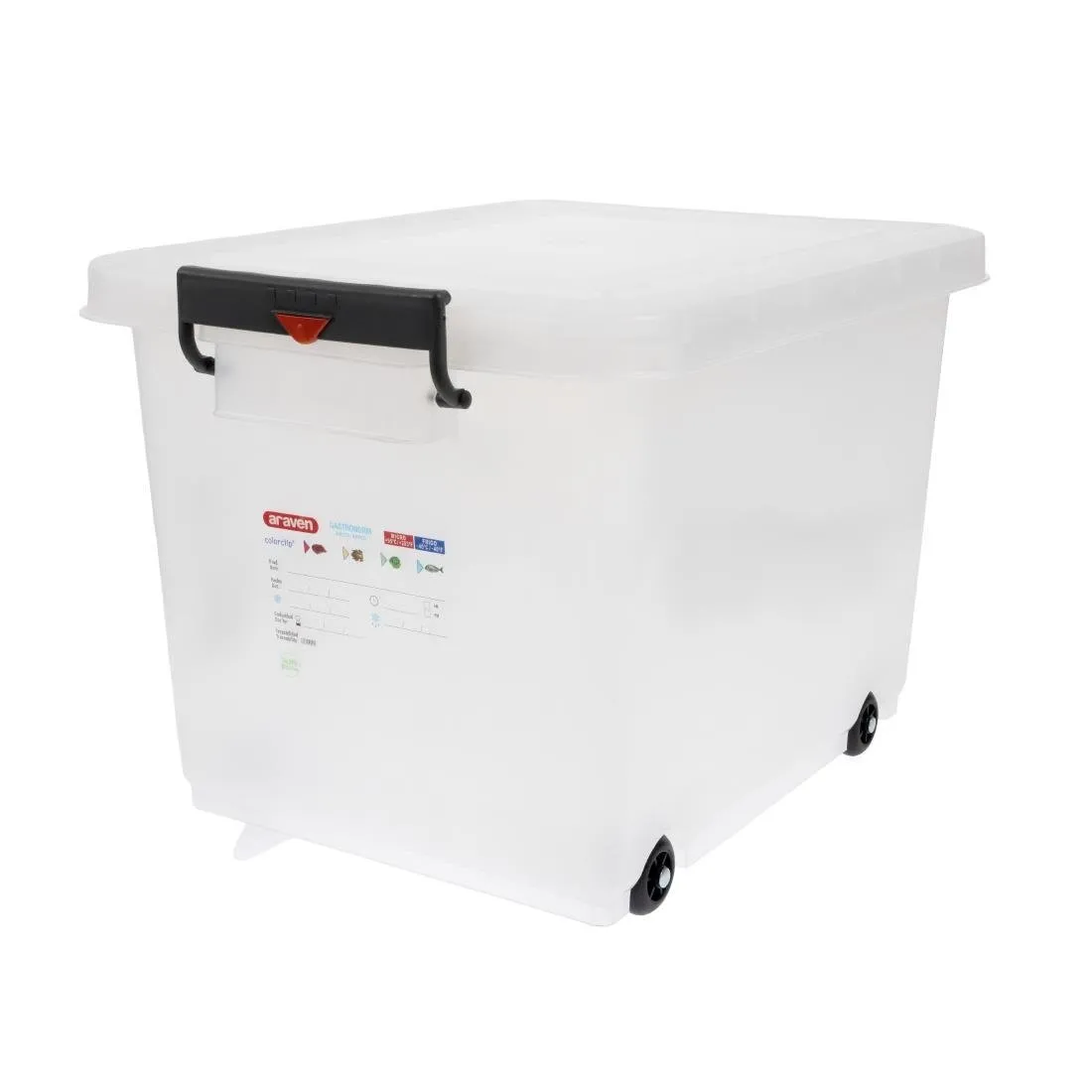 Contenitore Alimentare Mobile Con Coperchio da 50L