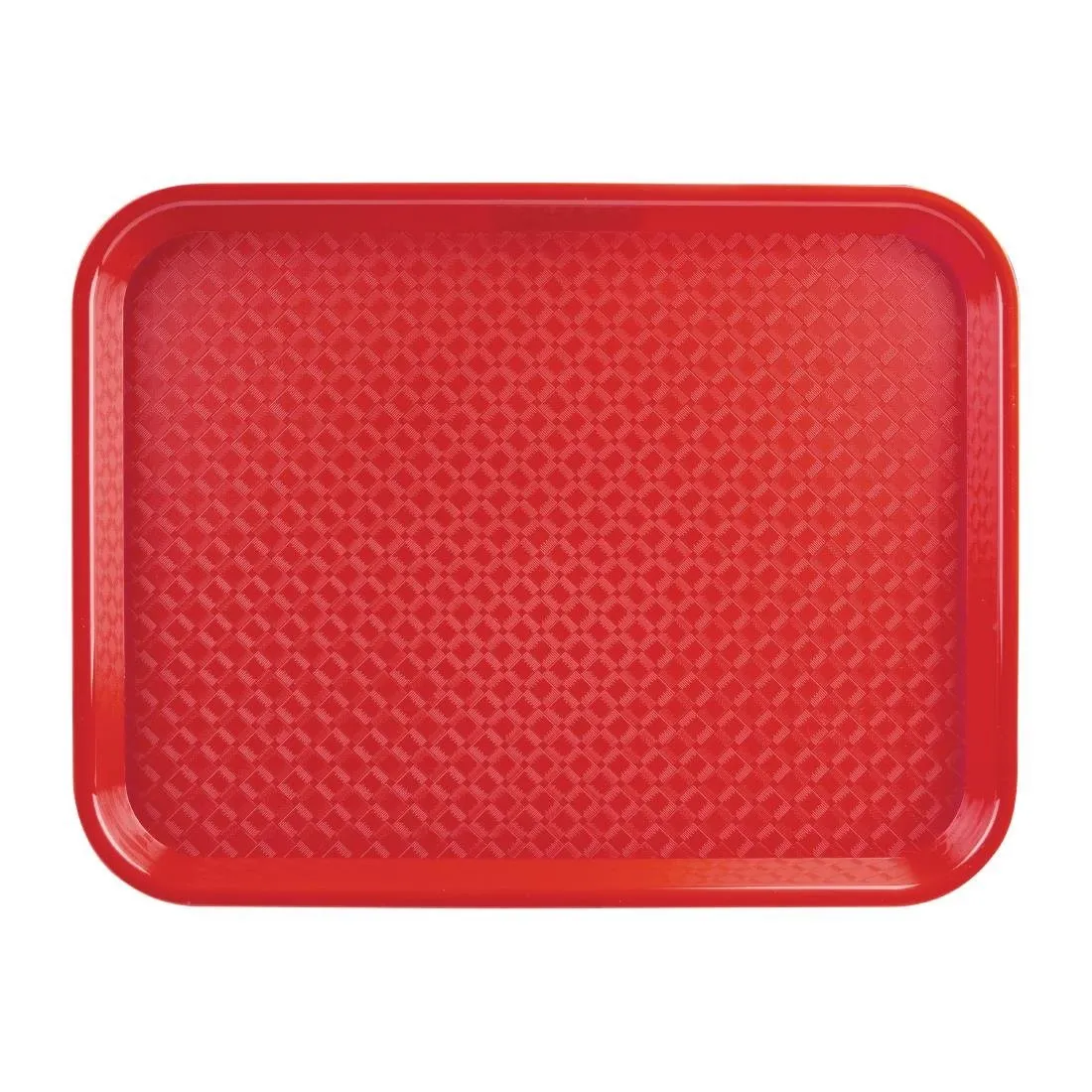 Vassoio self-service rosso 450 x 350 mm