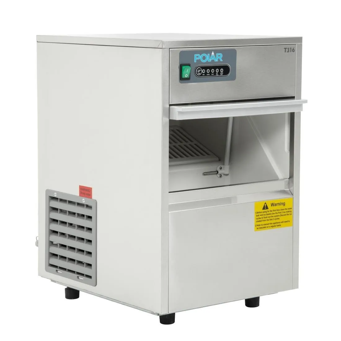 Macchina per ghiaccio sottobanco - 20 kg