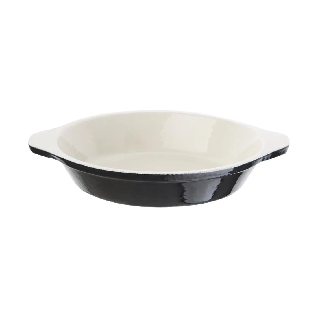 Piatto da Gratin Rotondo Nero - 400ml