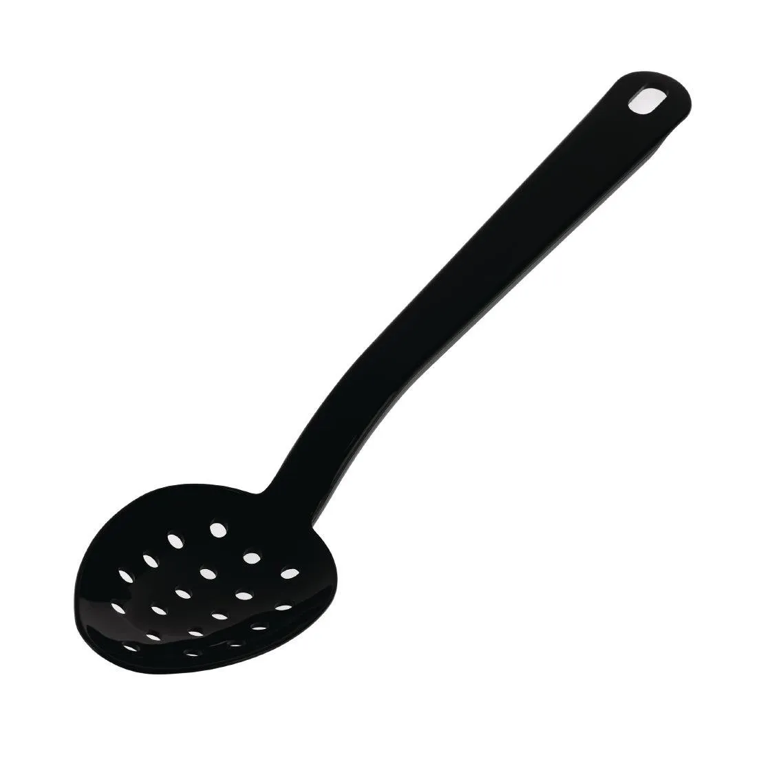 Cucchiaio da portata forato nero 270 mm