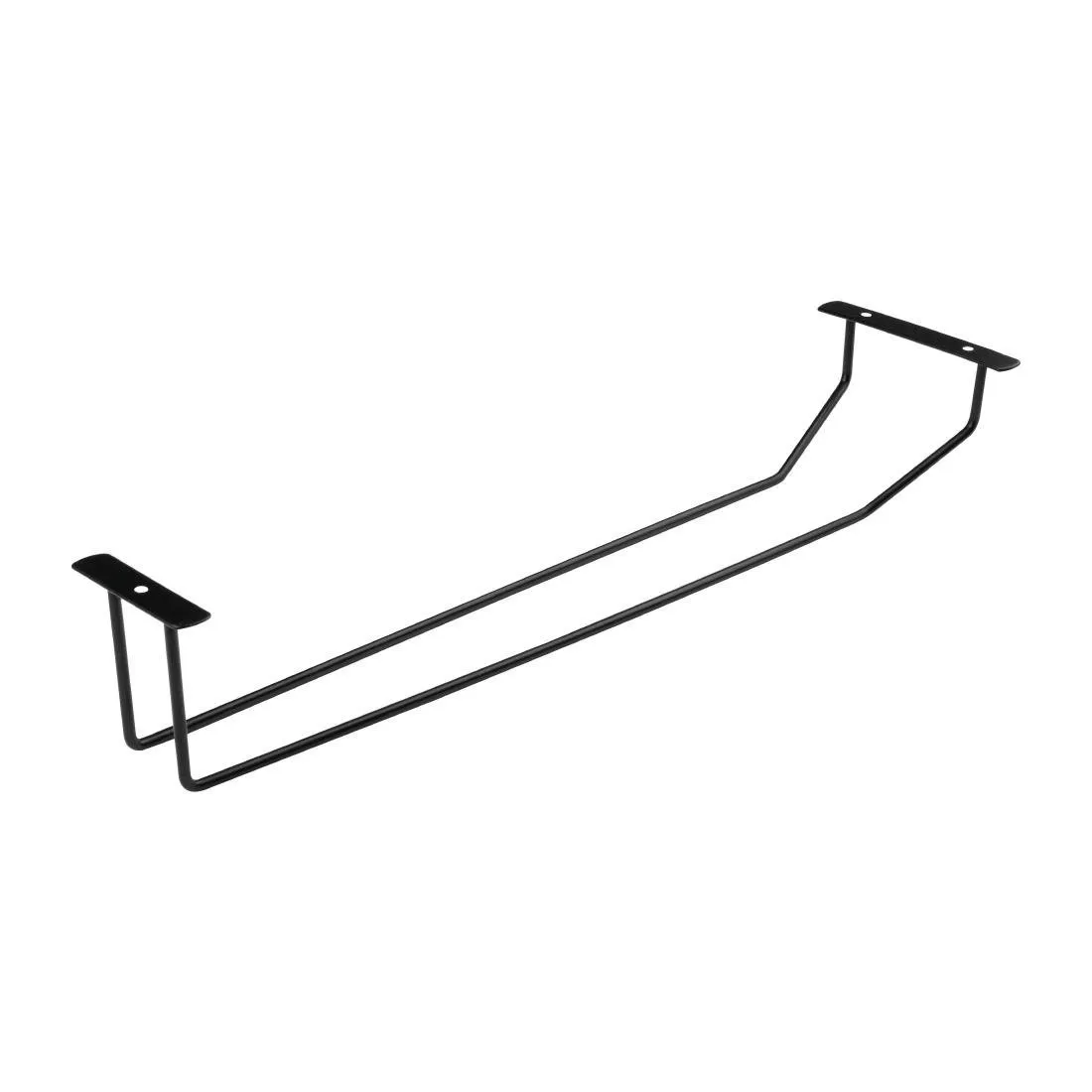 Supporto per bicchieri a gambo nero 406 mm
