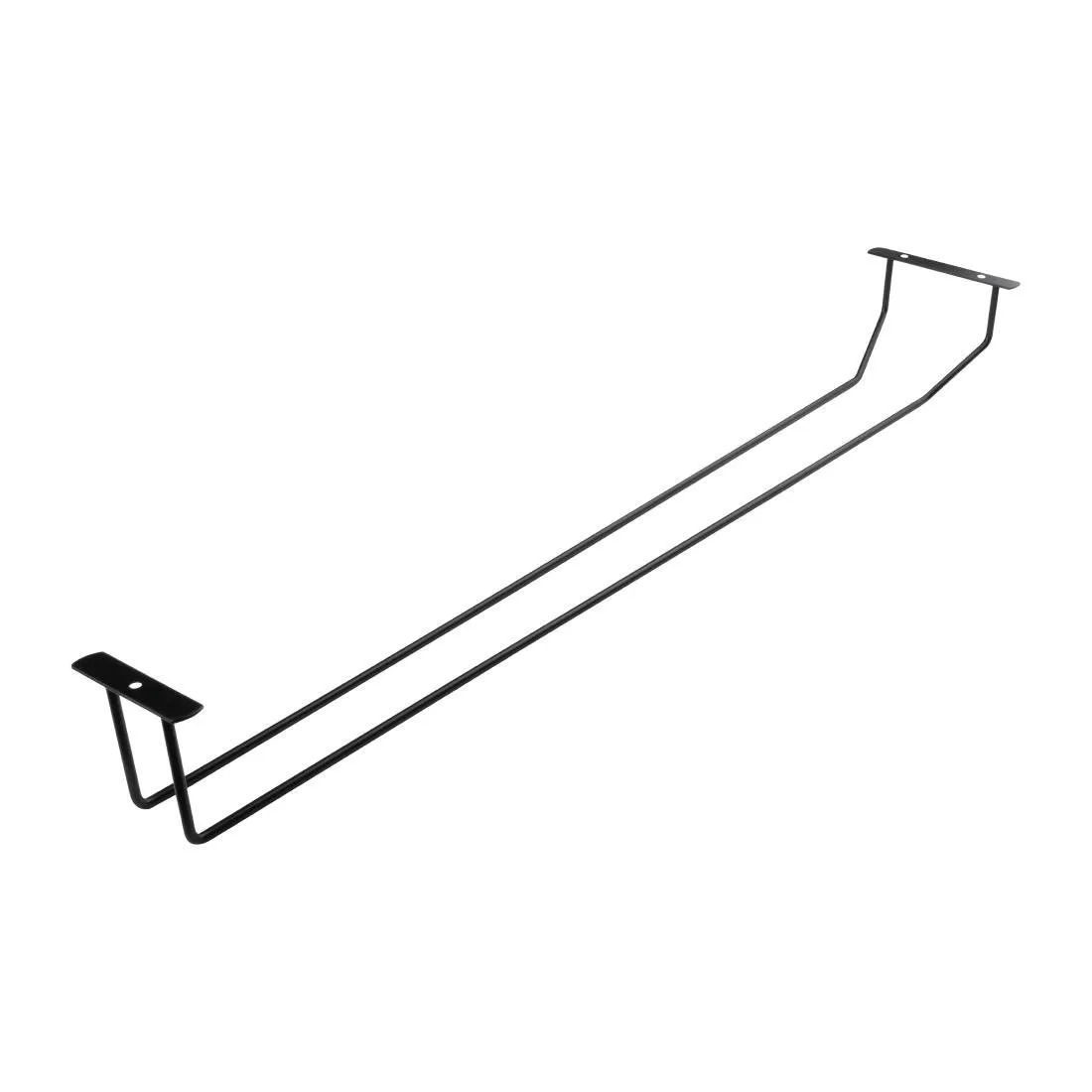 Supporto per Bicchieri a Stelo Nero 610 mm