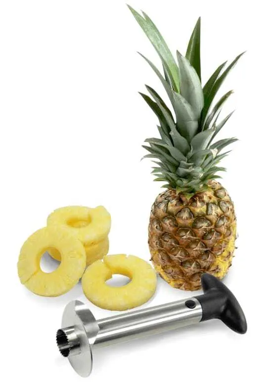 Sbucciatore, snocciolatore e affettatore di ananas