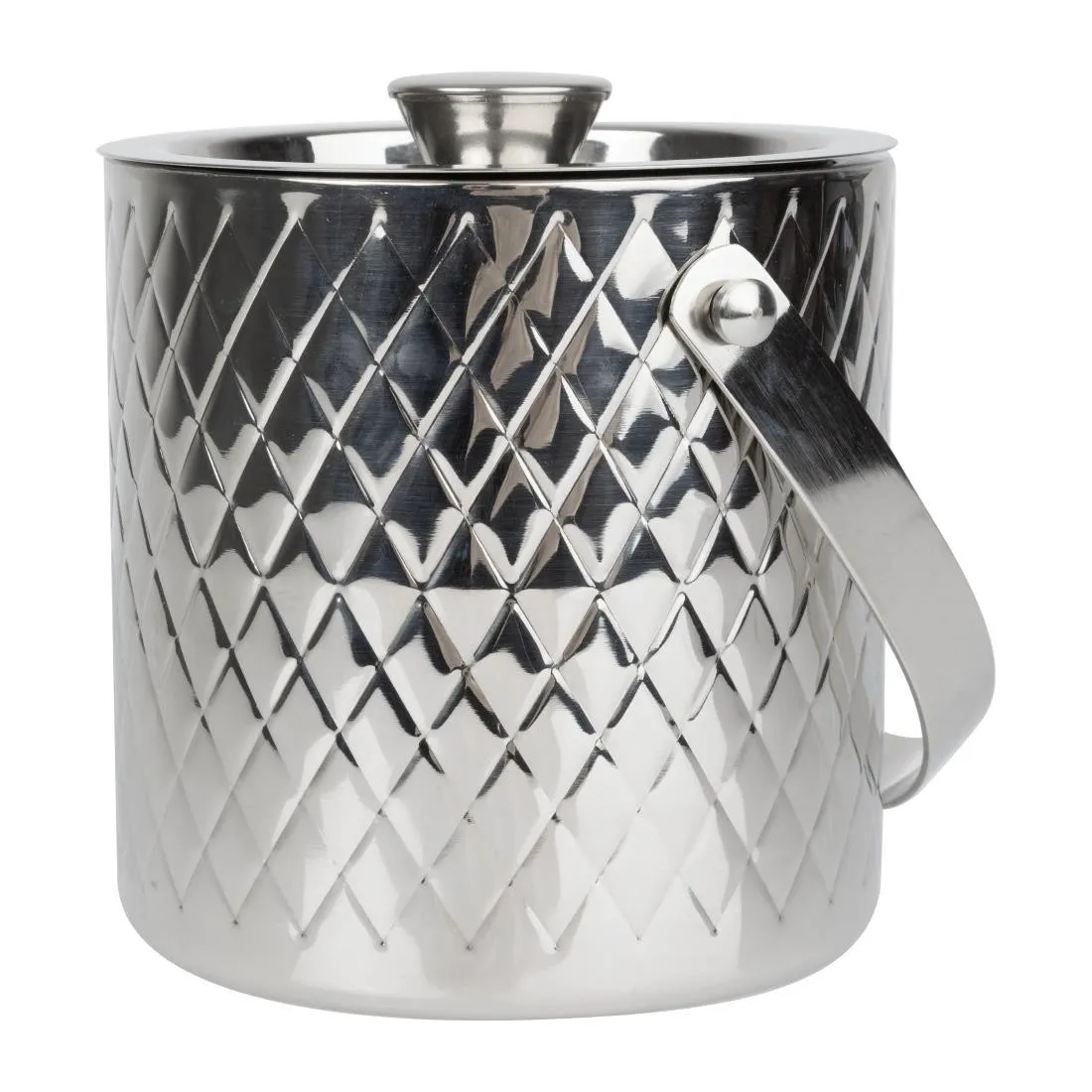 Secchiello per Ghiaccio in Acciaio Inox Doppia Parete - 2 L
