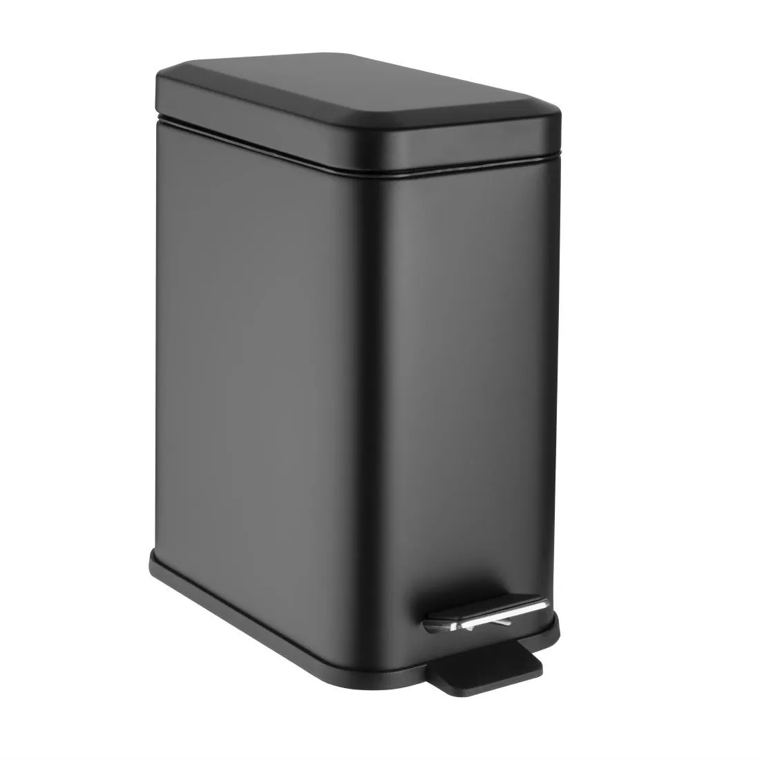 Pattumiera da Bagno Slim Nera - 5 L