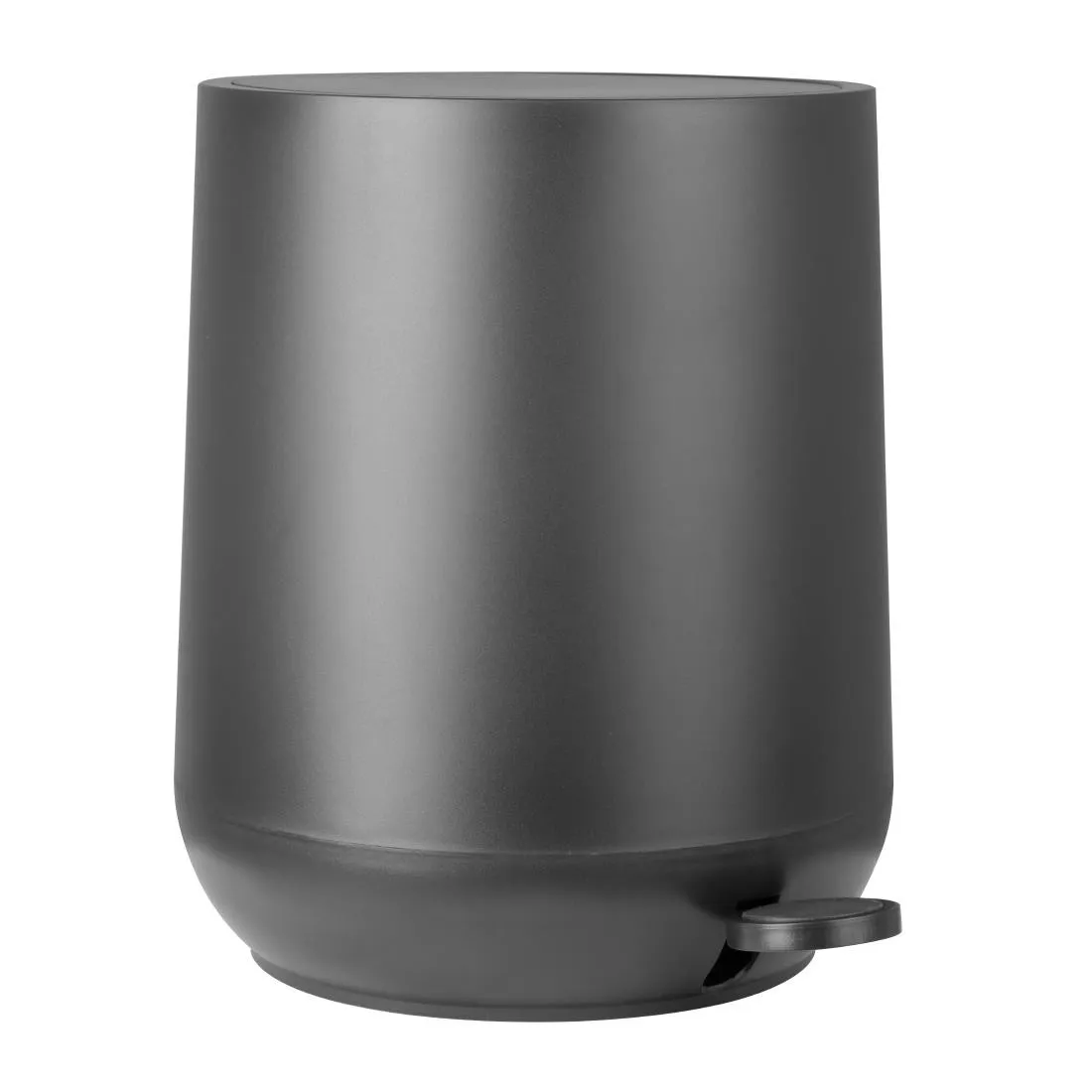 Pattumiera a Pedale Rotonda Nera - 5 L