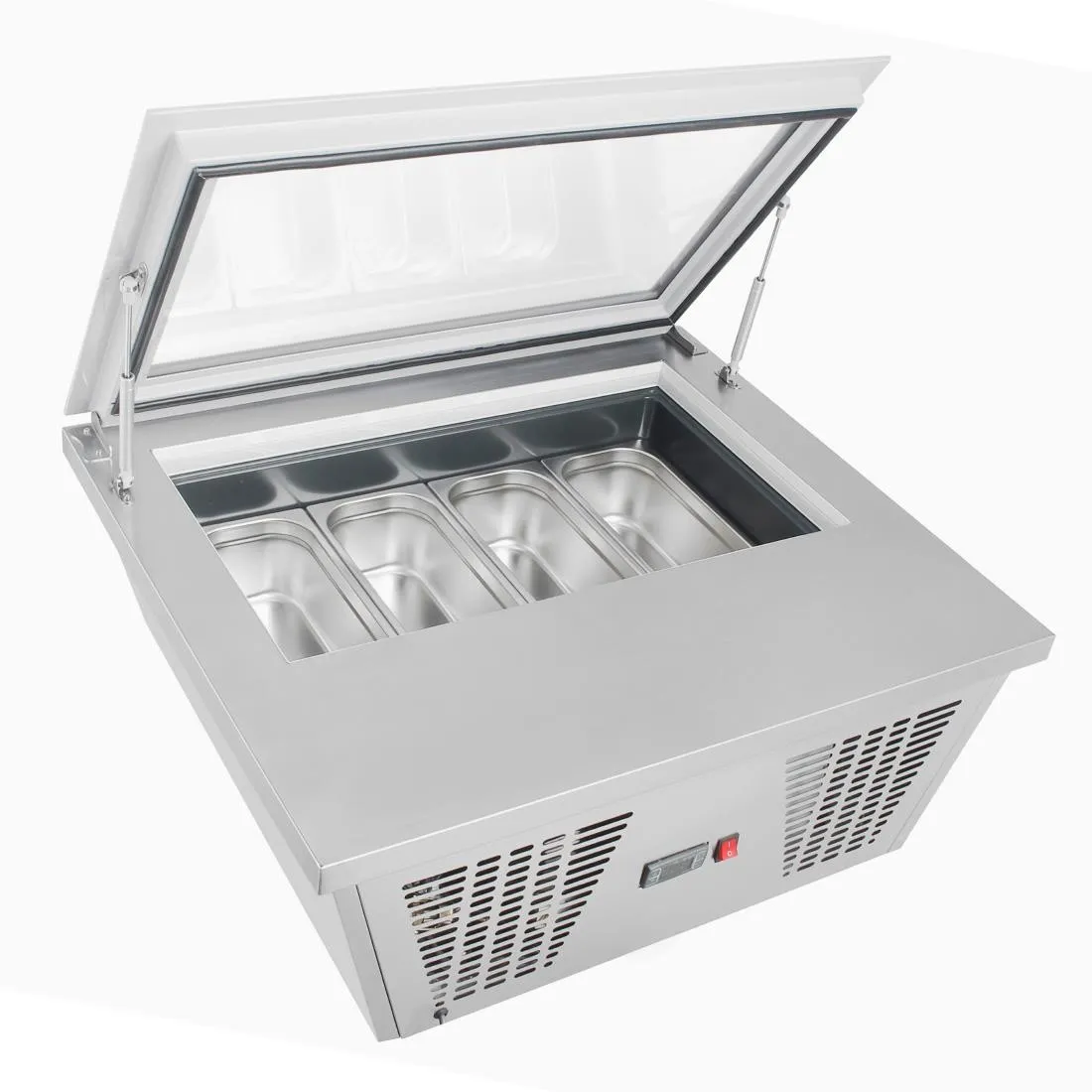 Congelatore per Gelato da Banco - 4 Vaschette per Gelato