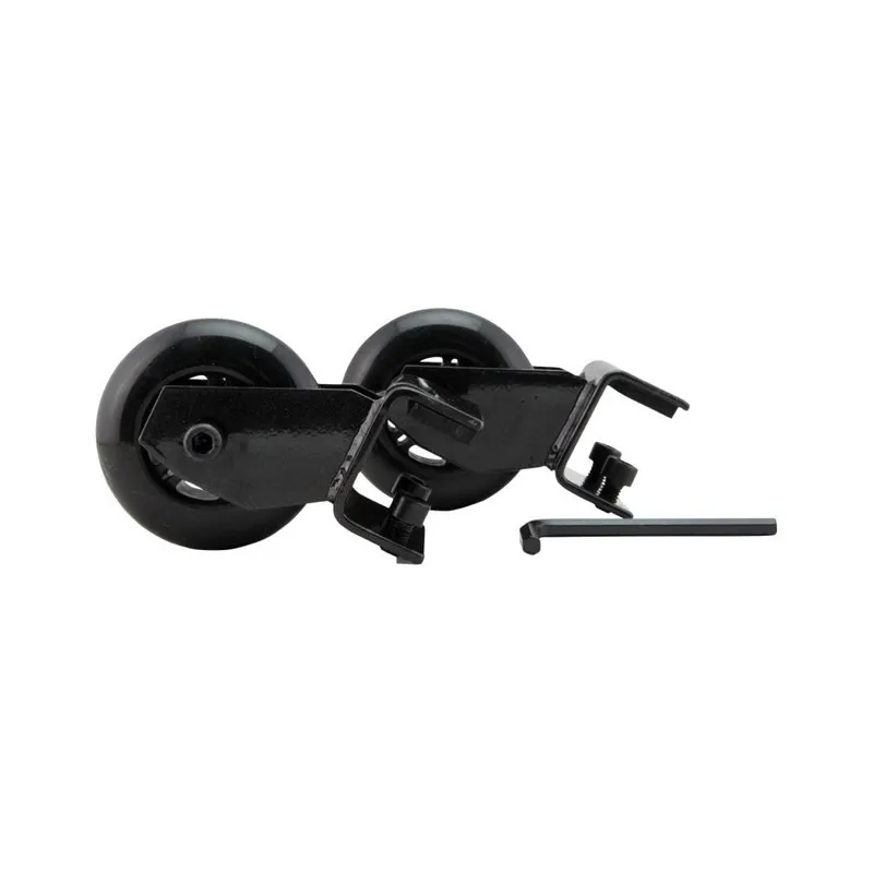Roulette per Espositore Illuminato a LED Nero - Set di 2