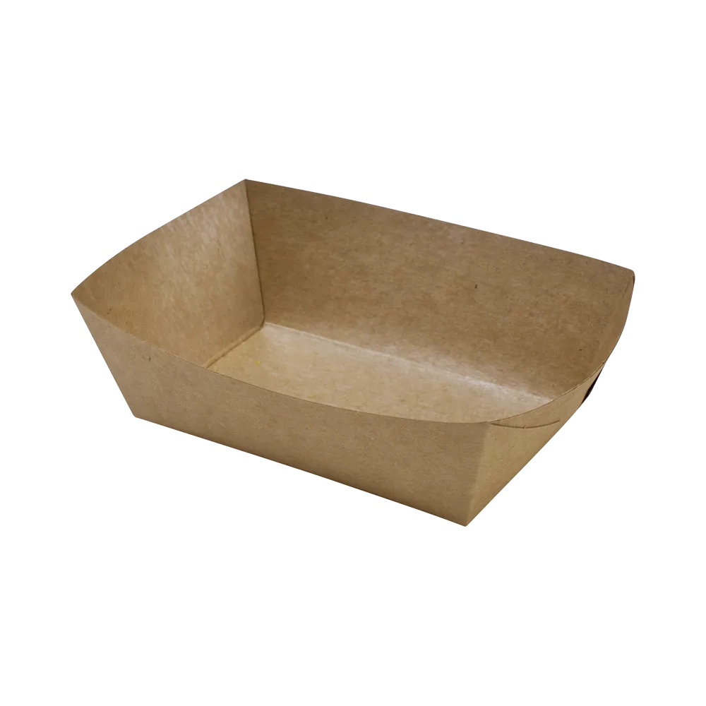 Vaschetta per Patatine Fritte in Kraft - 135 x 85 mm - Lotto di 250