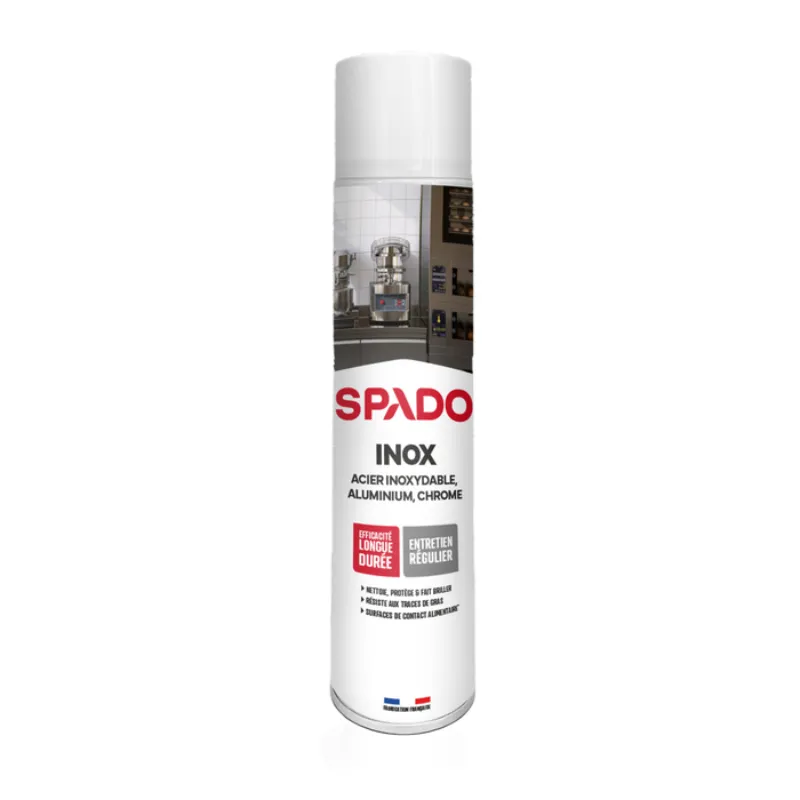 Spray Detergente per Acciaio Inox, Alluminio e Cromo - 750 ml