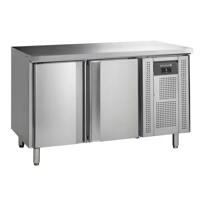 Tavolo Refrigerato in Acciaio Inox - 2 Porte - GN 1/1