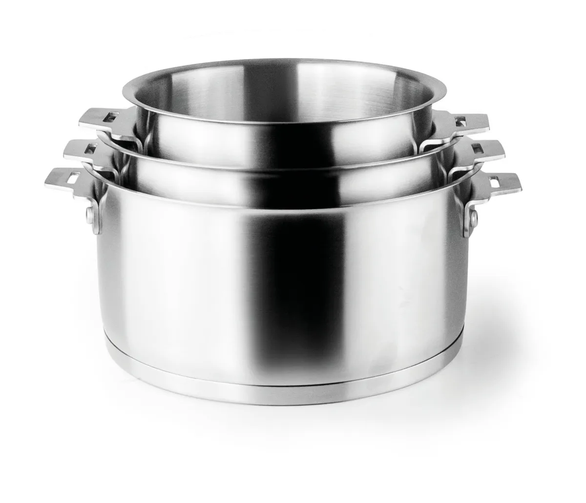 Set di 3 Pentole con Manico Combi