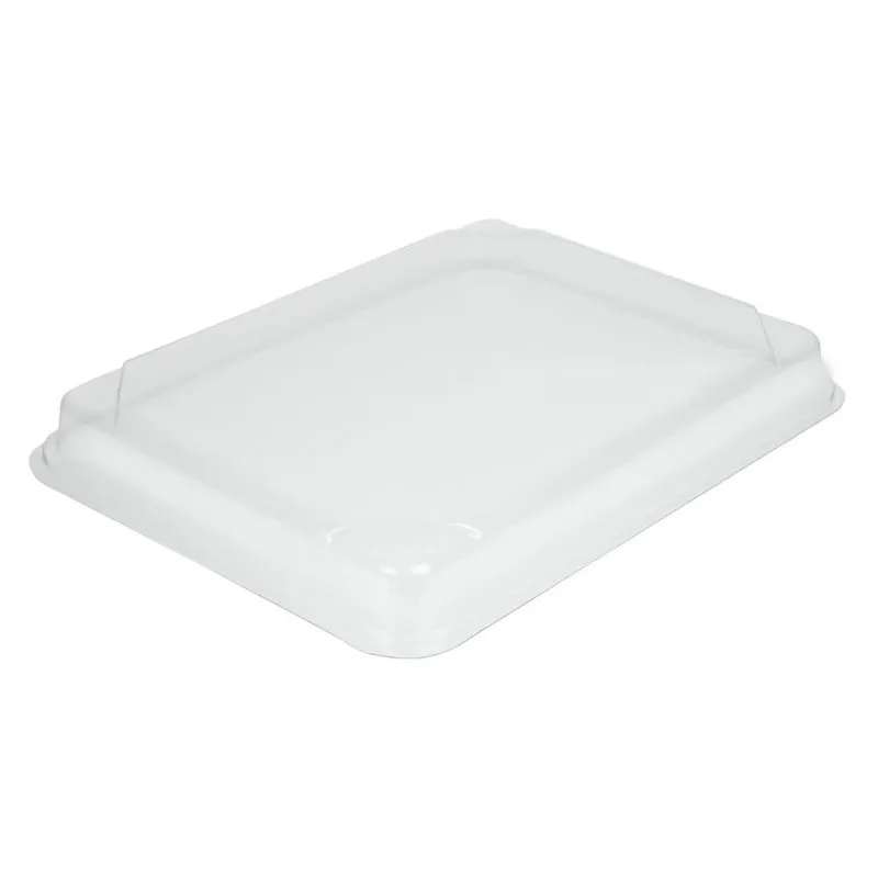 Coperchi PET per Vassoi Pasti Riciclabili 263 x 201 mm - Confezione da 90