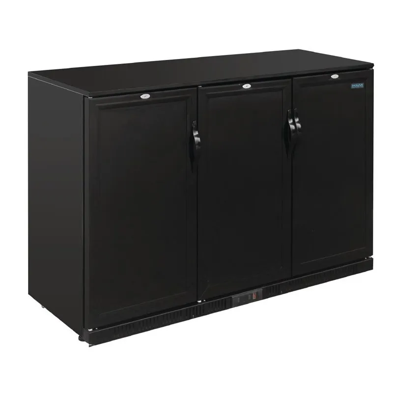 Retrobar Refrigerato - 3 Porte Piene Girevoli - 330L