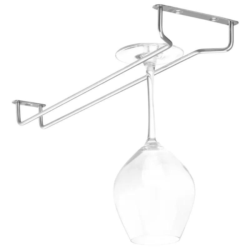 Supporto per Bicchieri Inox - 1 Fila