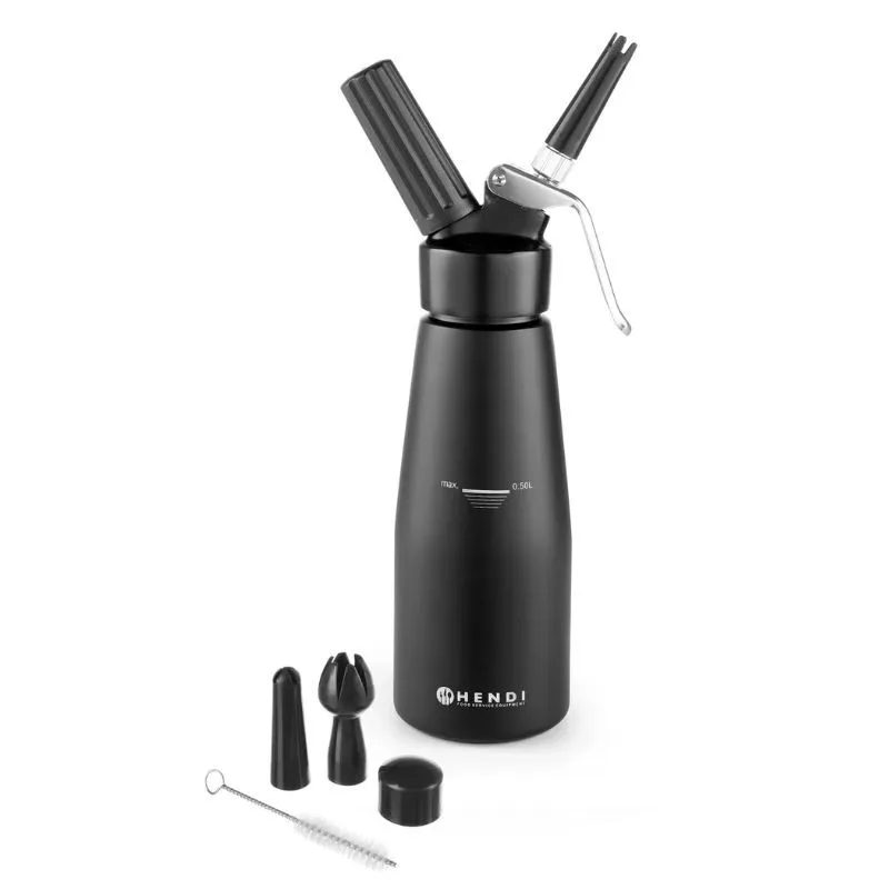 Sifone per panna montata nero - 0,95 L