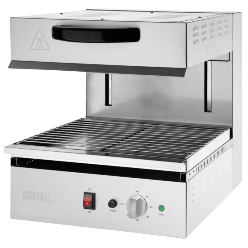 Piastra di Cottura e Griglia Salamandra - Altezza Regolabile - 2800 W