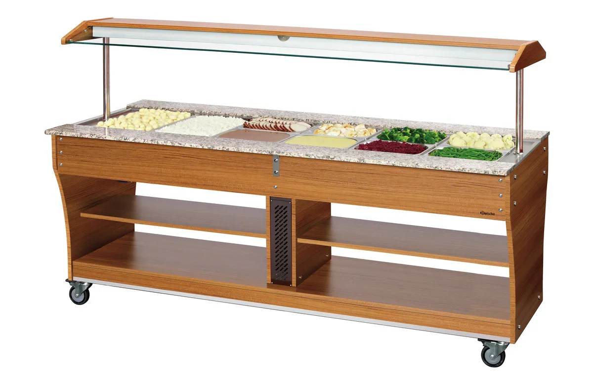 Carrello Buffet Caldo - 6 x GN 1/1