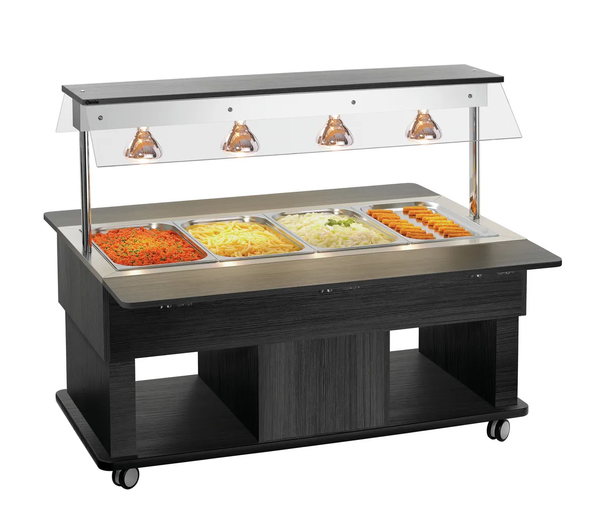 Carrello Buffet Caldo Bambino - 4 x GN 1/1