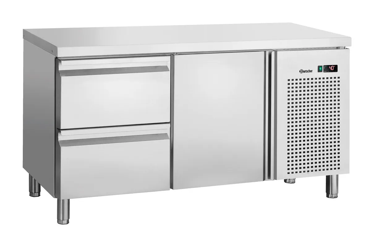 Tavolo Refrigerato Positivo 1 Porta e 2 Cassetti GN 1/1
