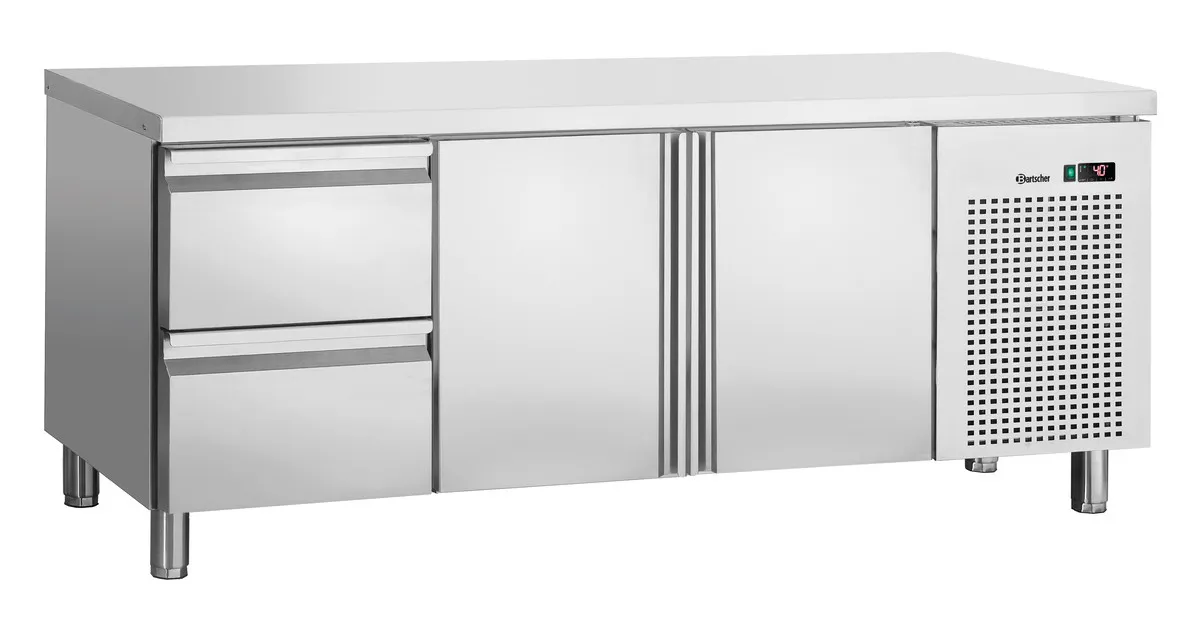 Tavolo Refrigerato Positivo 2 Porte e 2 Cassetti GN 1/1