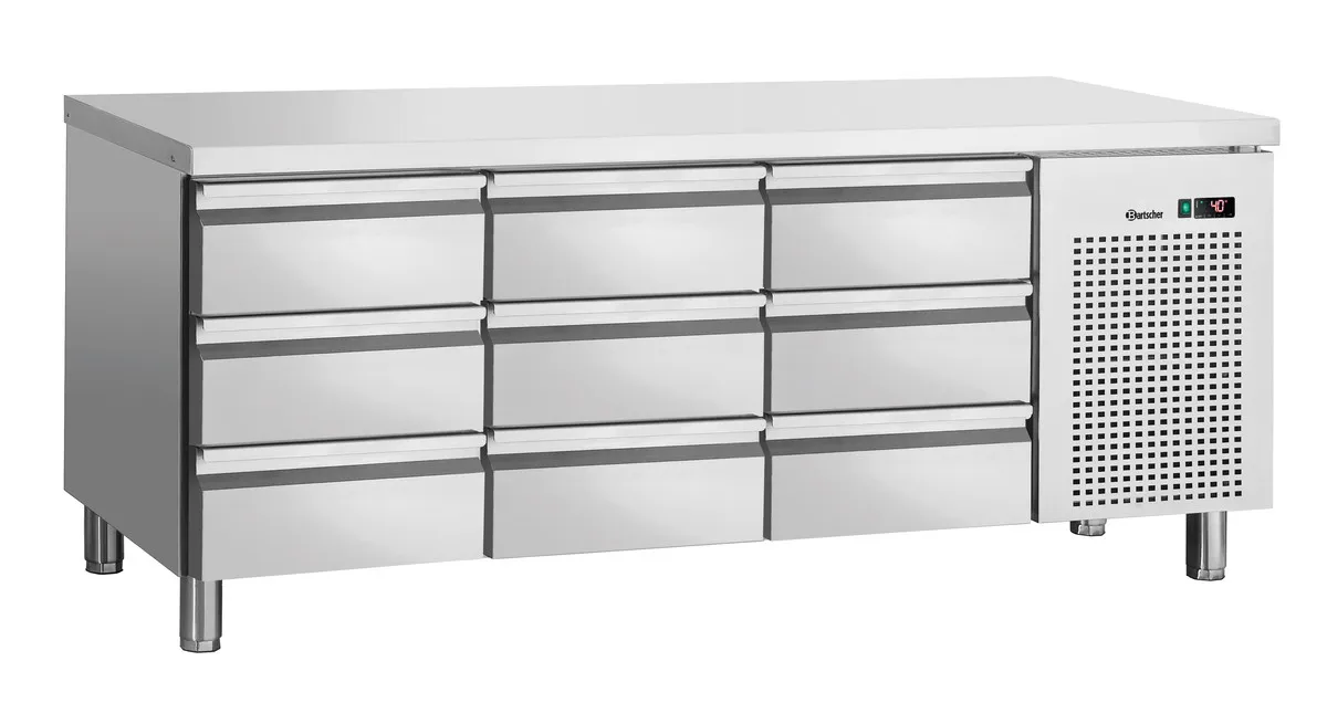 Tavolo Refrigerato Positivo 9 Cassetti GN 1/1