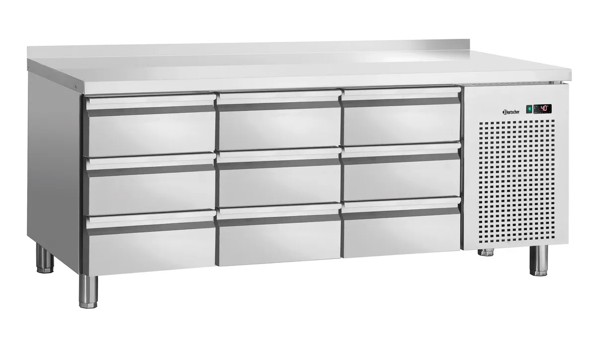 Tavolo Refrigerato Positivo 9 Cassetti GN 1/1