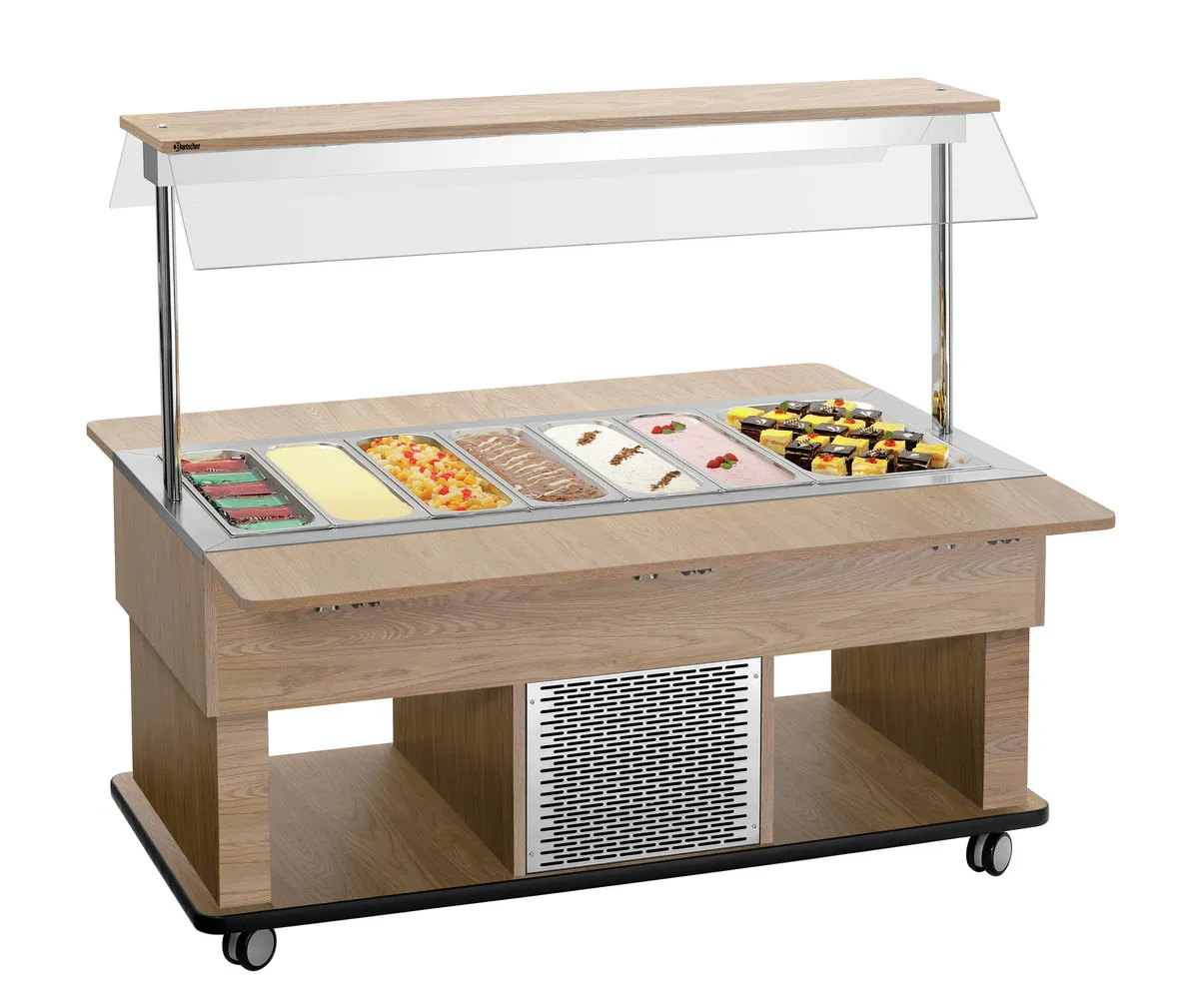 Carrello Buffet Caldo Bambino - 4 x GN 1/1