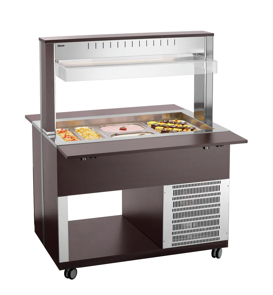 Carrello Buffet Caldo - 3 x GN 1/1