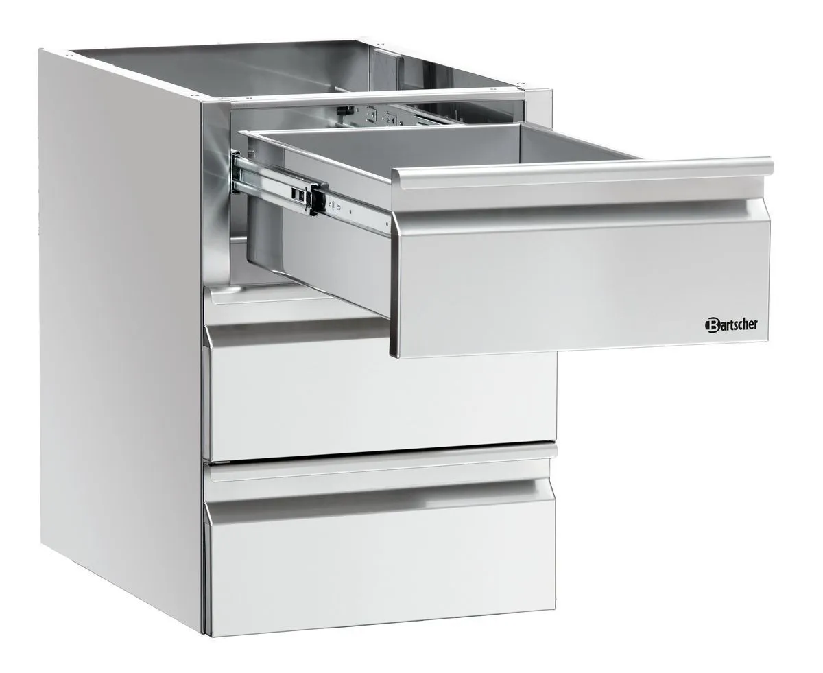 Colonna Cassetti 3 x GN 1/1 Tavolo da Lavoro