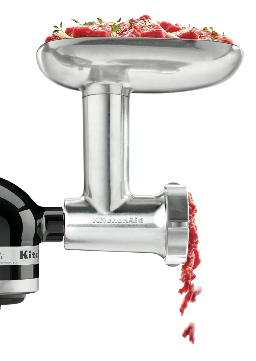 Tritacarne in alluminio per impastatrice KitchenAid