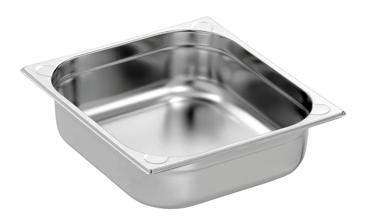 Bacinella Gastronorm GN 2/3 Basic Line - Profondità 100 mm - 9 L