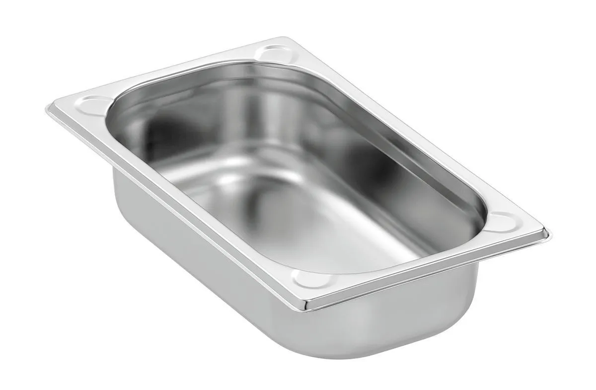 Bacinella Gastronorm GN 1/4 Basic Line - Profondità 65 mm - 1,8 L