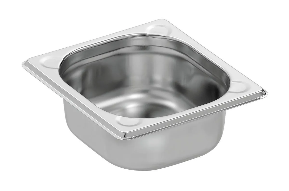 Bacinella Gastronorm GN 1/6 Basic Line - Profondità 65 mm - 1 L